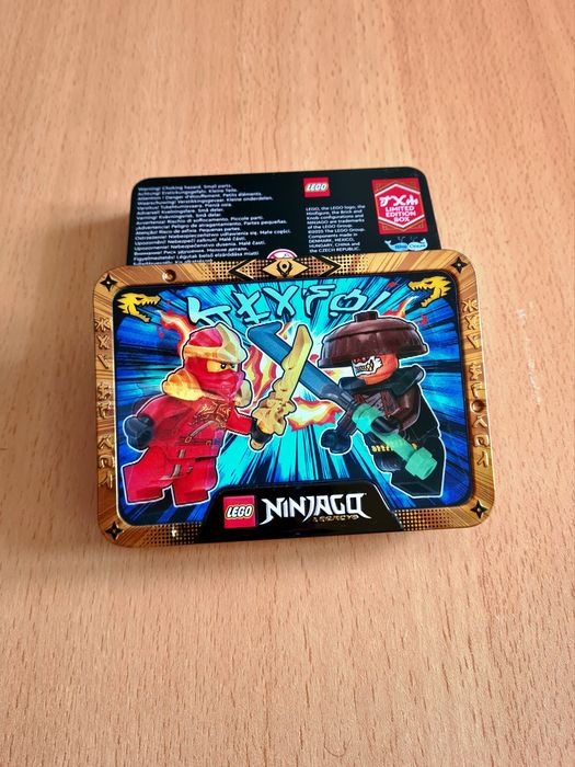 Kai vs Rox metal box, Lego Ninjago