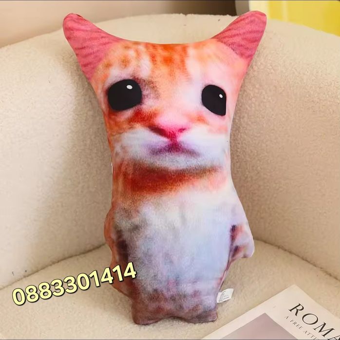 El Gato Cat Wowwow Плюшена Котка Ел Гато