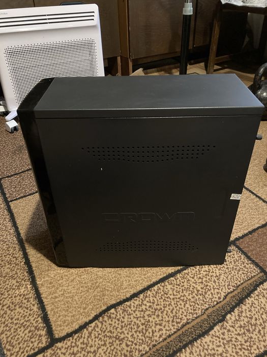 Корпус для компьютера ATX Crown черный