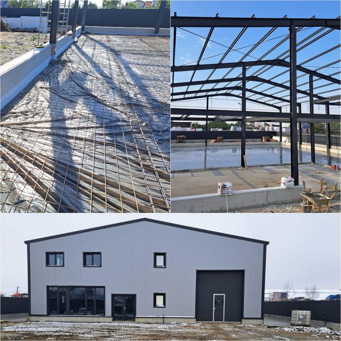 Hale metalice si structuri metlaice din profile