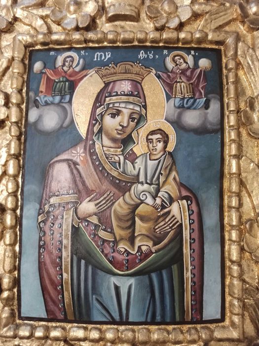 Icoana veche crestin ortodoxa – Maica Domnului cu Pruncul