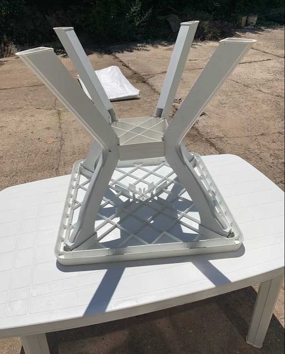 Пластмасова маса градинска или за къмпинг