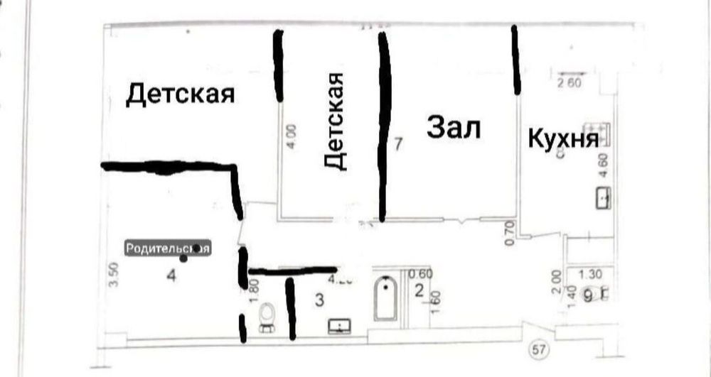 Алайский  Дархан  4/17/18 110м² Московские Высотки