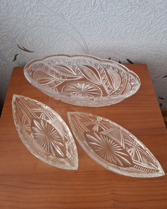 Салатники хрустальные