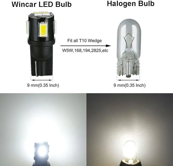 Becuri cu led T10 6 leduri