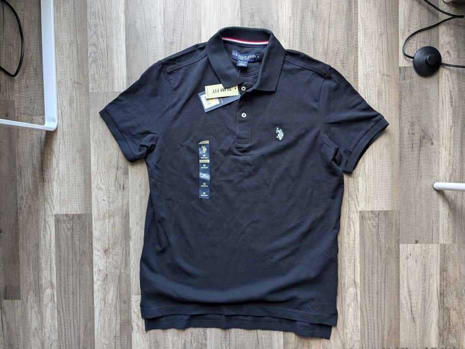 Тениска с яка U.S. Polo Assn.