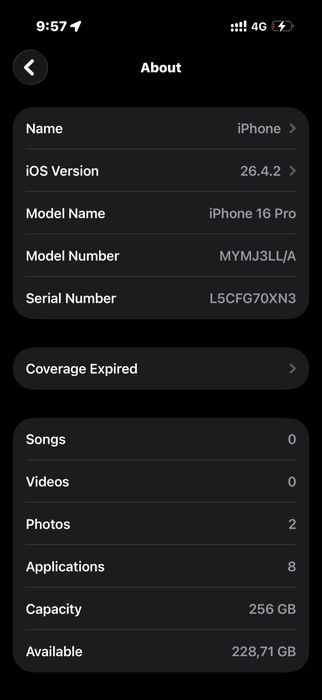 iphone 16 pro 256gb