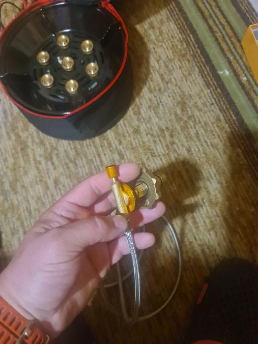 Газов къмпинг котлон, може и с бутилка, спрей