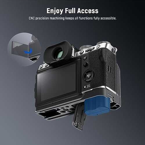 Нова метална L-пластина със силиконова ръкохватка за фотоапарат Fujifilm камера