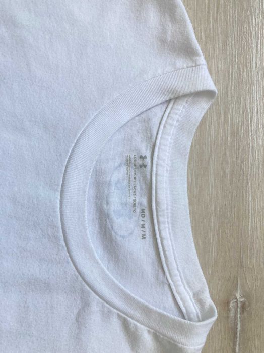 Under Armour GL Foundation бяла тениска размер М