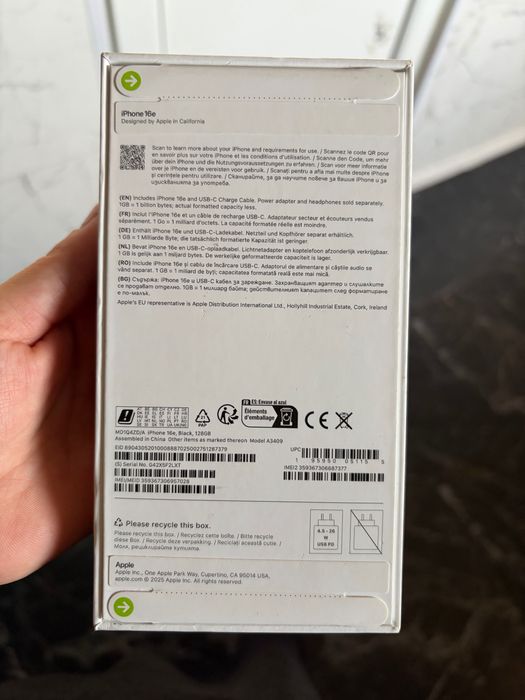 iPhone 16E 128Gb NOU SIGILAT