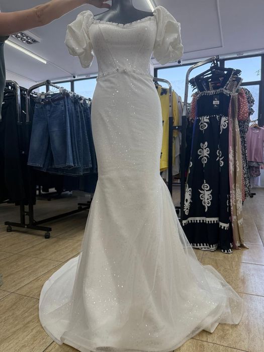 Rochie mireasa mărimea S-M pe corset ,nepurtata