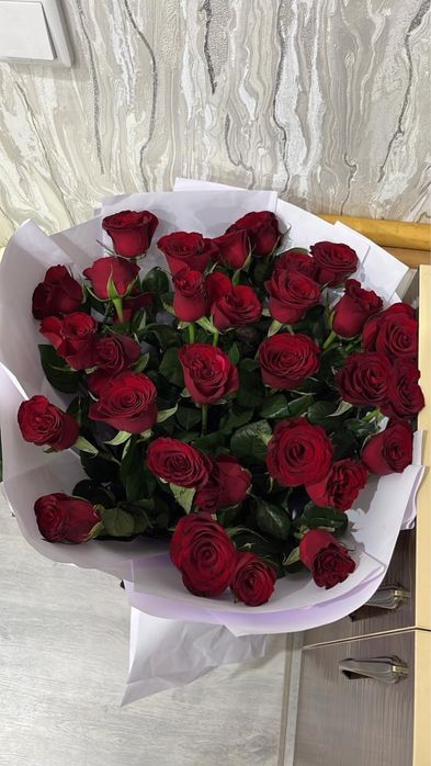 31 штук букет роз