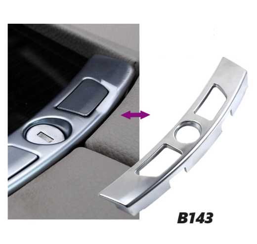 Лайсна бутони подлакътник BMW F01 F02 F04 hrome БМВ Ф01 хром копчета