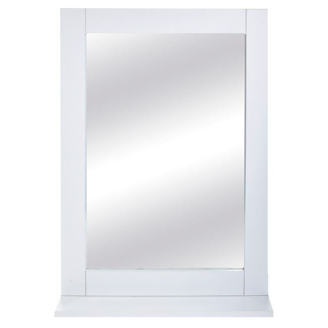 Огледало за баня с Бяла рамка