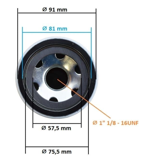 Filtru hidraulic tractor / Kubota / Yanmar / Hinomoto / Mitsubishi