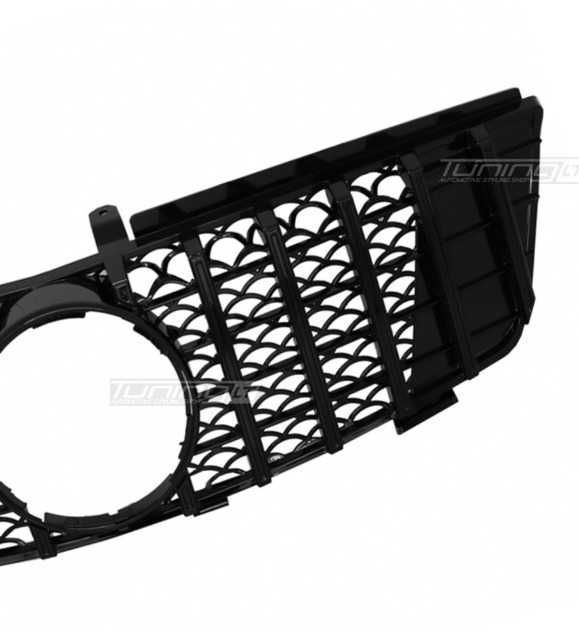 Решетка Мерцедес МЛ Черен гланц Mercedes ML W164 черна Тунинг