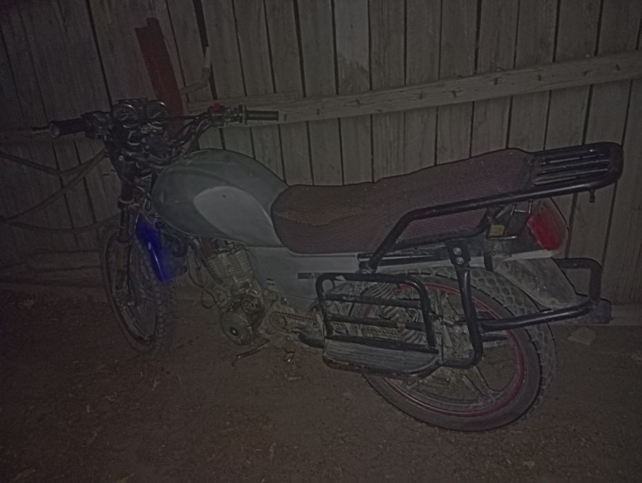 Мотоцикл на ходу