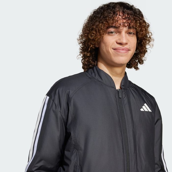Adidas Essentials 3-Stripes Bomber Jacket ОРИГИНАЛНО мъжко яке - L