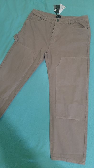 Blugi MAN bărbați înalți (2 metri), talie 106 cm,, crac 83 cm.