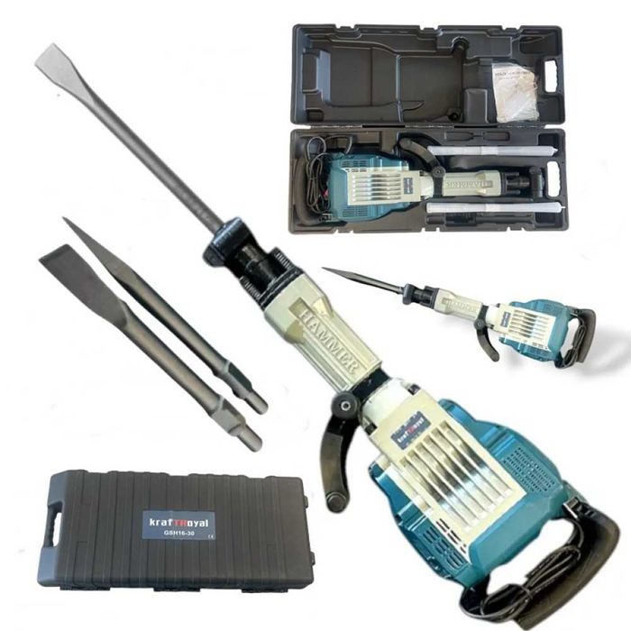 Професионален електрически къртач 3800W в куфар