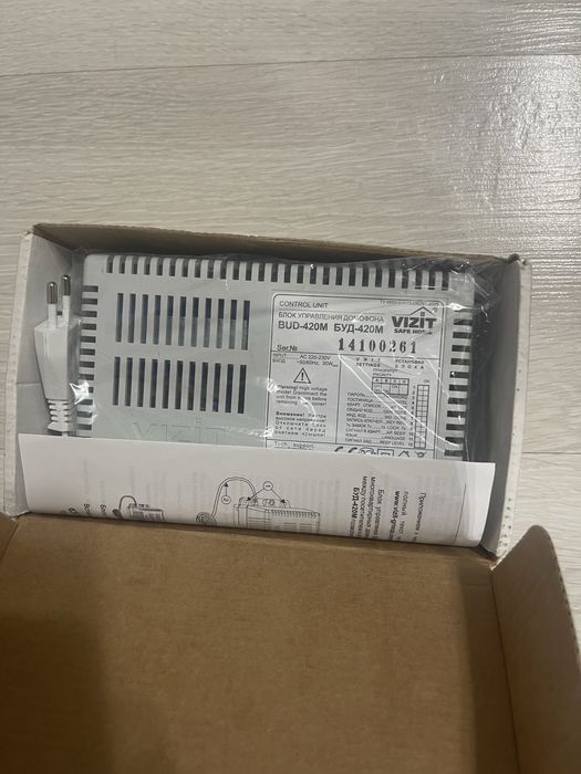 Визит видеодомофон блок управления