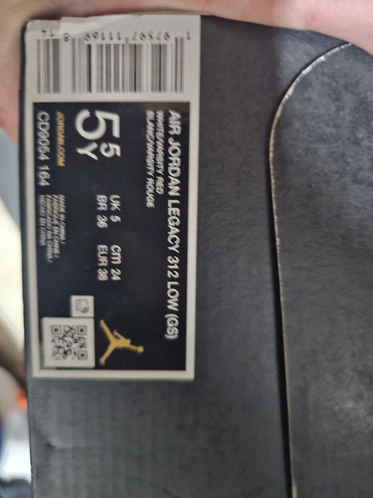 Pantofi Copii AIR JORDAN LEGACY 312 LOW GS mas 38 uk 5