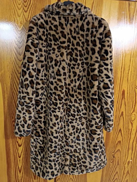 Палто с леопардова шарка