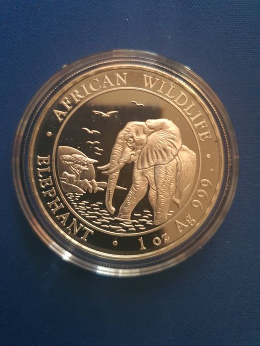 Monede Argint 31,1 grame Koala,Kookabura,Elefant Somalez