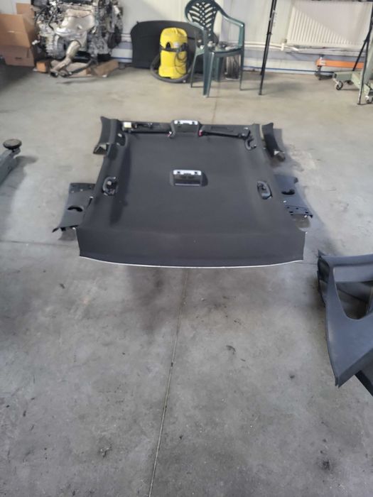 Tapiterie plafon pe negru/neagra complet cu accesorii bmw x1 e84