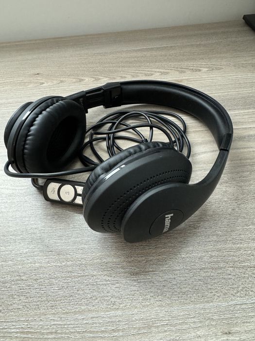 Casti Hama HS-USB300, Negru/ NU NEGOCIEZ