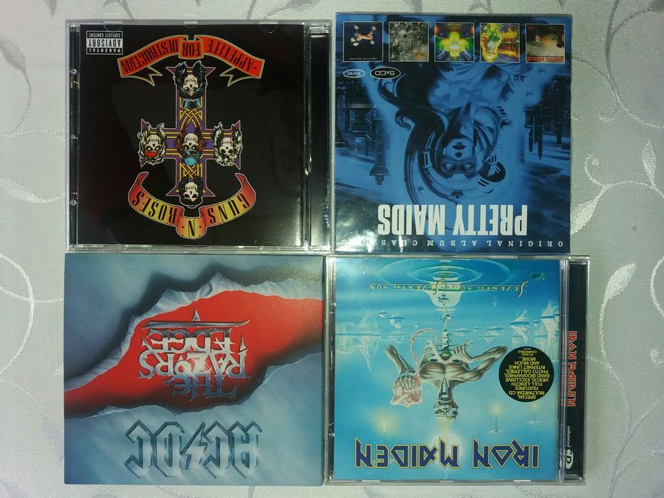 Оригинални дискове Dio,W.A.S.P.,Metallica,Twisted Sister,Sepultura