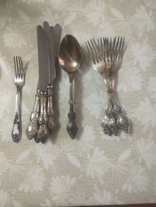 Мильхиоровые столовые предметы