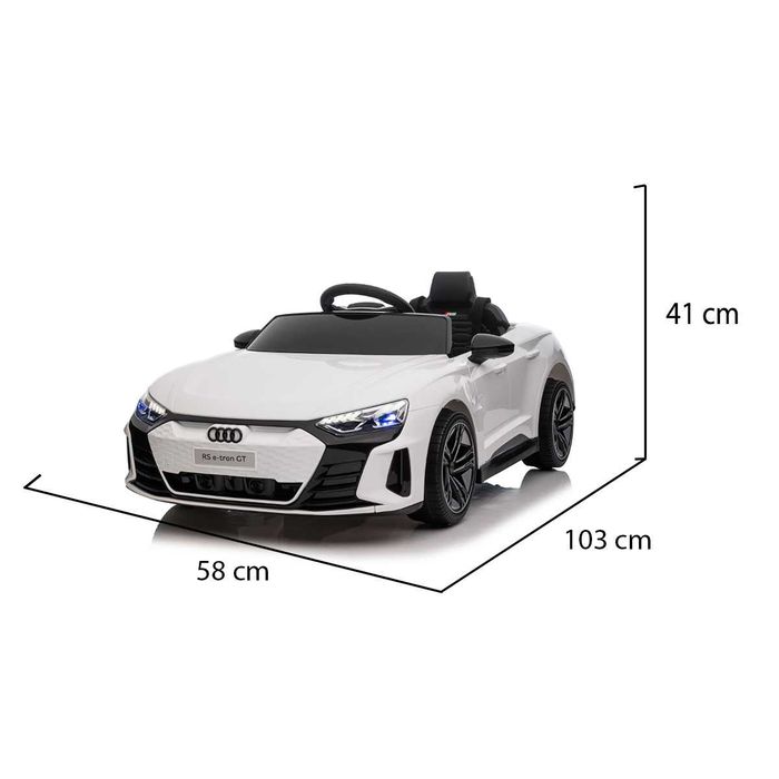 ТОП ЦЕНА!НОВО!Акумулаторна кола AUDI RS E-tron с 12V батерия,EVA гуми