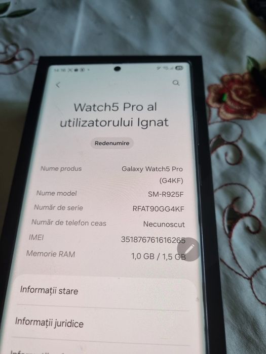 Samsung Galaxy S22 Ultra 5G + Galaxy Watch5 Pro LTE – pachet complet