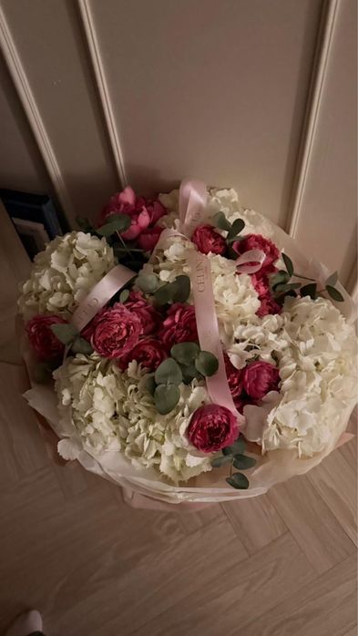 Цветы свежие гортензии