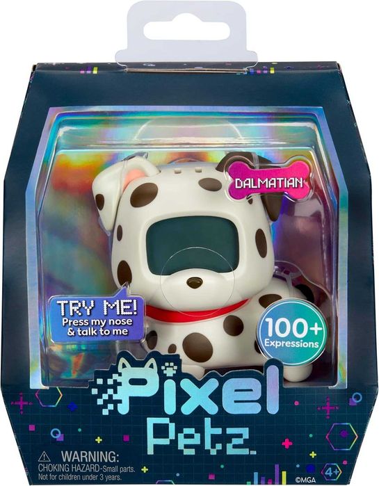 Интерактивна играчка Pixel Petz кученце далматинец корги мигащи очи
