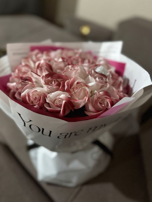 Мыльный букет роз, 31шт