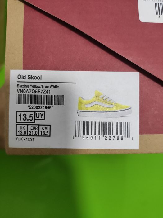 Кеды кроссовки детские Vans оригинал