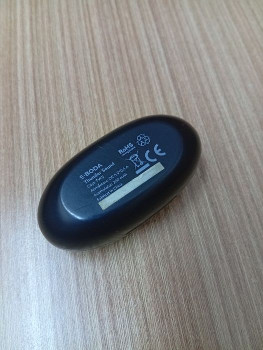 Casti E-BODA Thunder Sound, True Wireless Bluetooth, In-ear, Microfon,