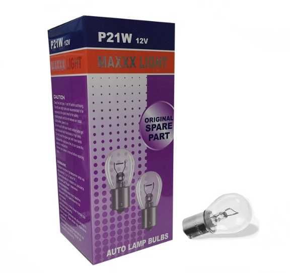 Крушки за Стопове Сигнални Крушки S25 12V 21W BA15S - 10 броя