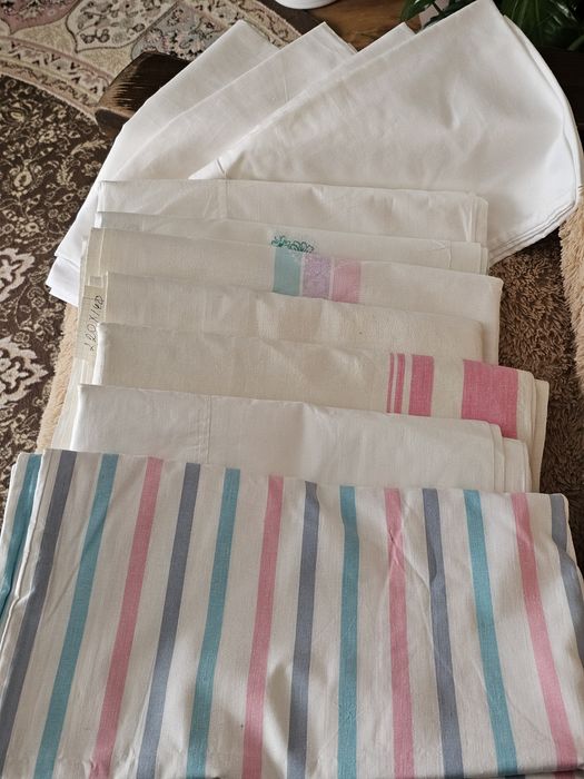 Простыни- пододеяльники - полотенца- тюдь