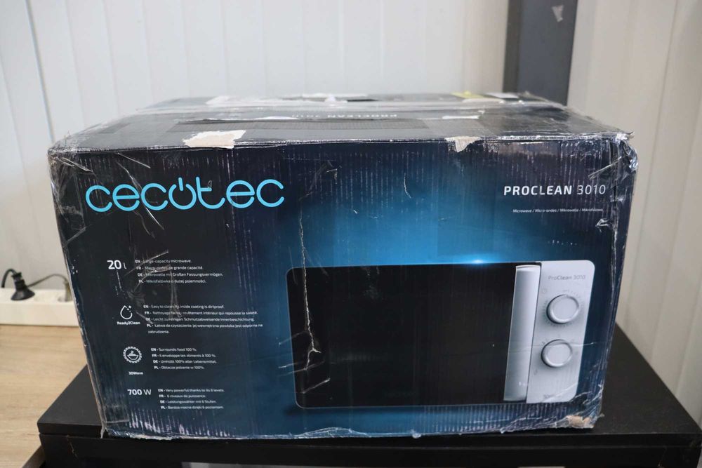 Микровълнова фурна Cecotec Proclean 3010 плоско дъно, 20л, 700W