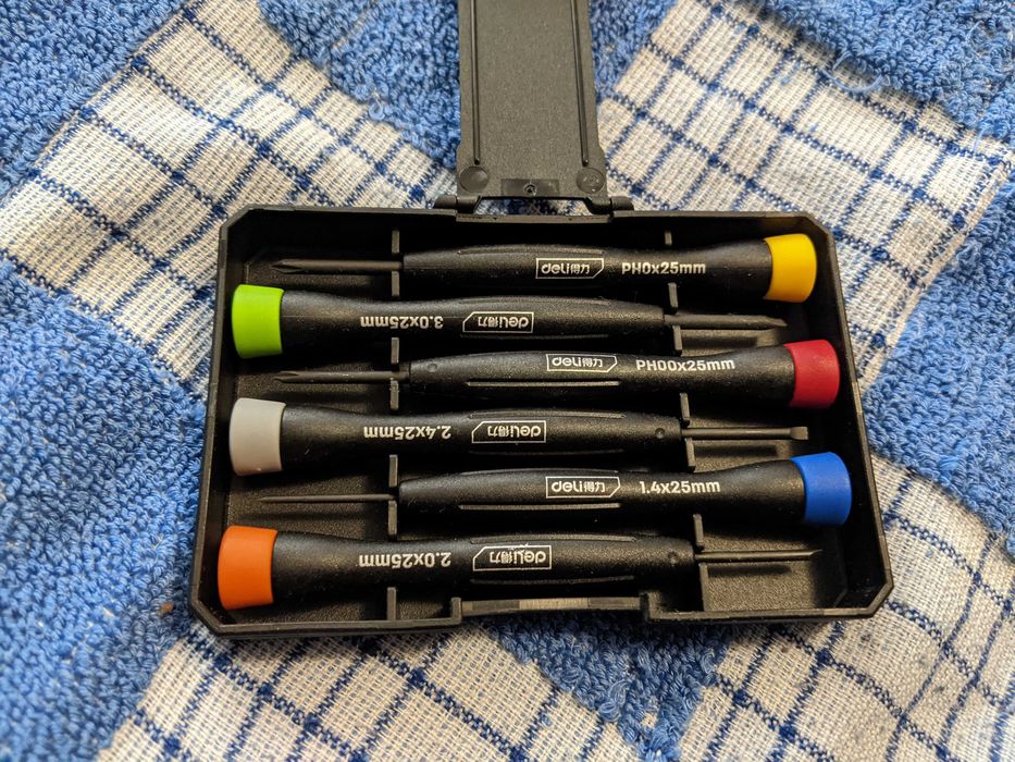 Набор отверток DELI 6шт, для мелких работ, телефоны, электроника