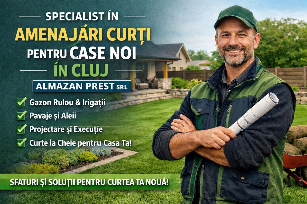 Întreținere Spații Verzi Cluj /Contracte Firme și Asociații