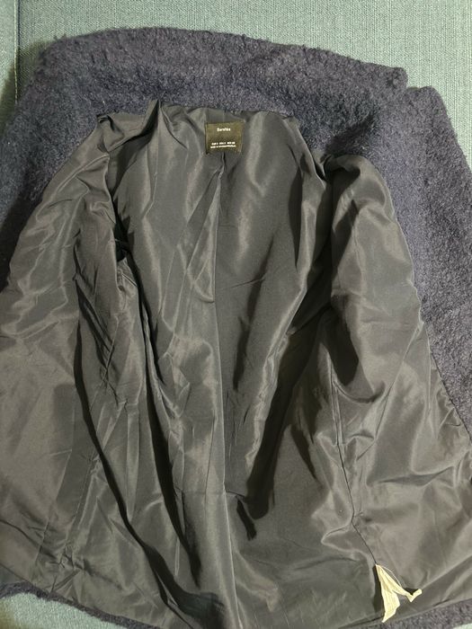 Palton Bershka compozitie lana, S