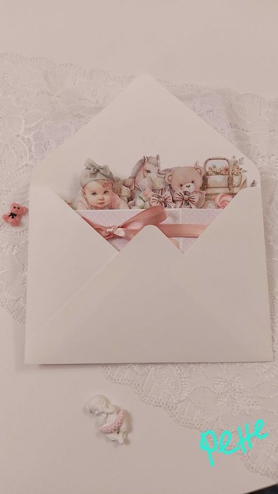 Изскачаща картичка кутия за сватба, ръчно изработена