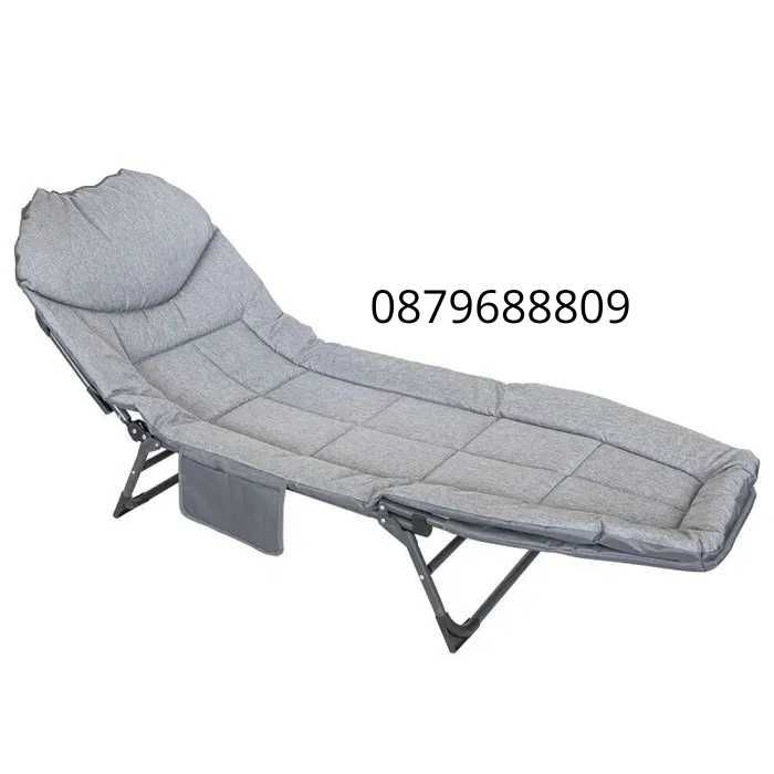 Сгъваемо походно легло тип шезлонг