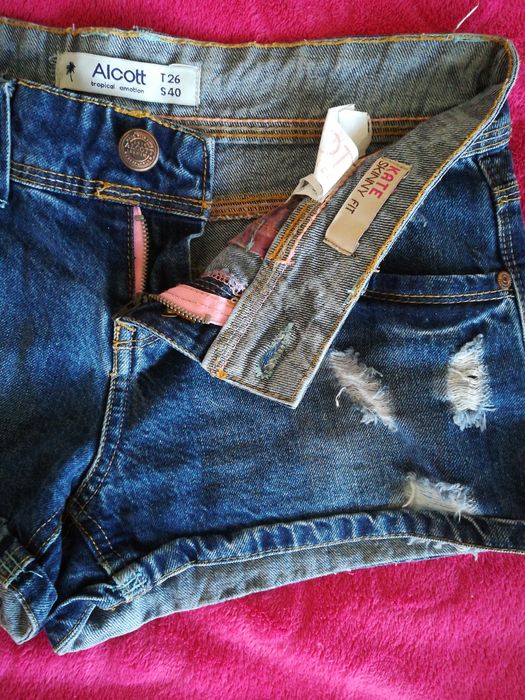 Къси дънкови панталонки