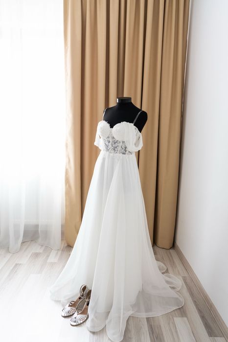 Rochie mireasa Doua Inimi DIVINE boho off white